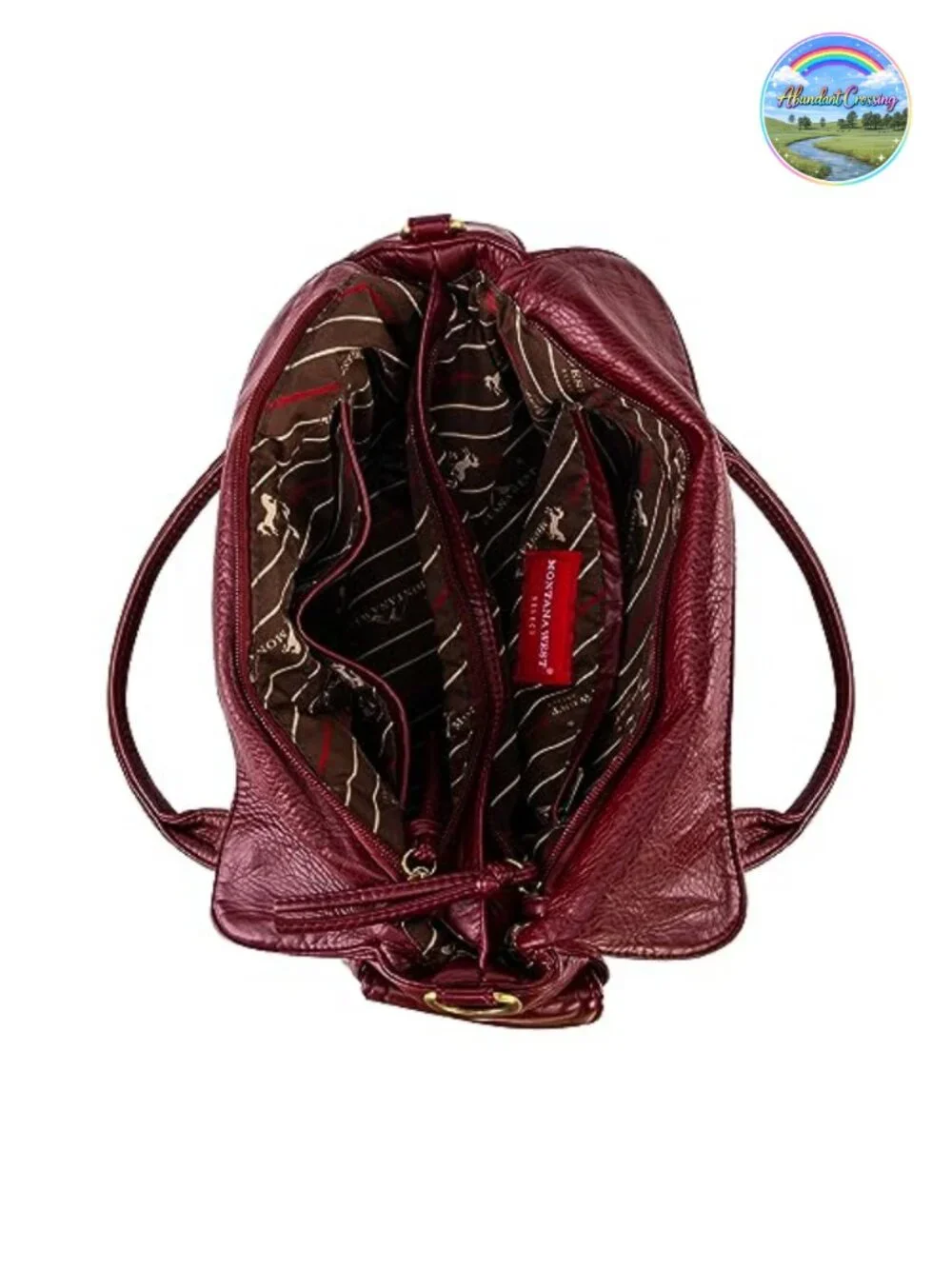 Y2K Hobo Bag Room Washed Leather Handbag Crossbody Strap